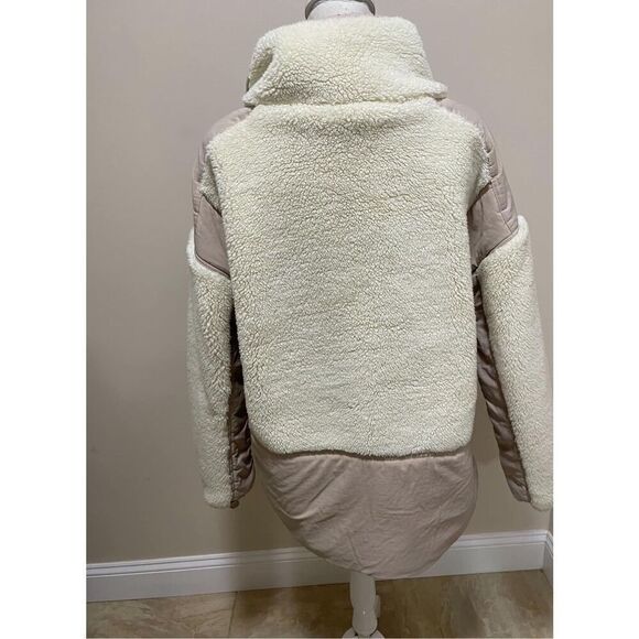Daily Practice by Anthropologie Long-Sleeve Sherpa Jacket Size S - Picture 9 of 10